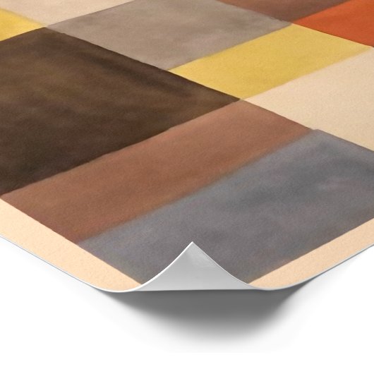 Verticaal-horizontale ritmes | Sophie Taeuber-Arp  Poster (Hoek)