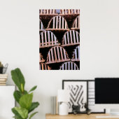Verticaal houten lobster-traps poster (Thuiskantoor)