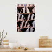 Verticaal houten lobster-traps poster (Keuken)
