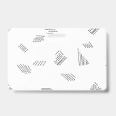 Verticaal, Houtskool, Duin Badge (Achterkant)