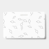 Verticaal, Houtskool, Duin Badge (Achterkant)