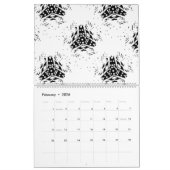 Verticaal, houtskool, duin kalender (Feb 2026)