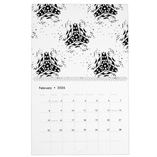 Verticaal, houtskool, duin kalender (Feb 2026)