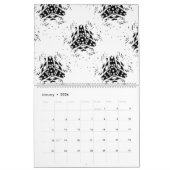 Verticaal, houtskool, duin kalender (Jan 2026)