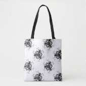 Verticaal, houtskool, duin tote bag (Voorkant)