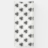 Verticaal, houtskool, duinbanner spandoek (Verticaal)