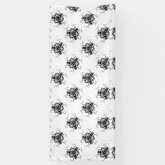 Verticaal, houtskool, duinbanner spandoek (Verticaal)