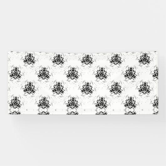 Verticaal, houtskool, duinbanner spandoek (Horizontaal)