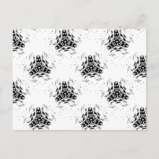 Verticaal, houtskool, dun Briefkaart (Voorkant)
