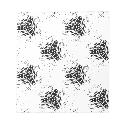 Verticaal, houtskool, dun magnetisch Notitieblok (Voorkant)