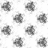 Verticaal, houtskool, Dune Custom-Cut Vinyl Sticke Sticker (Voorkant)