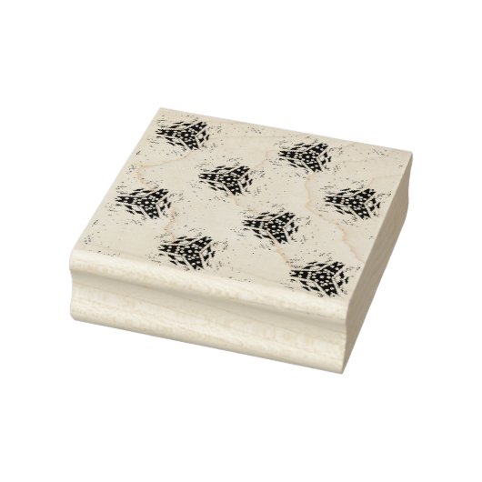 Verticaal, houtskool, Dune Wood Art Stamp Rubberstempel (Stempel)