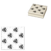 Verticaal, houtskool, Dune Wood Art Stamp Rubberstempel (Gestempeld)