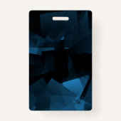  Verticaal ID-logo Badge (Achterkant)