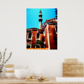 Verticaal in Rhodes Print (Keuken)