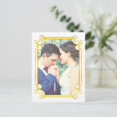 Verticaal ingeschakeld koppel briefkaart (Staand voorkant)