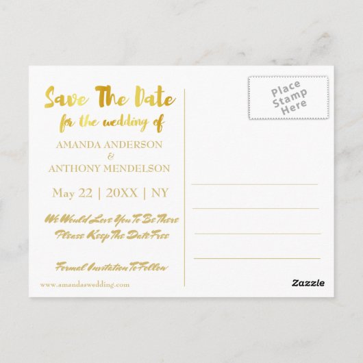 Verticaal ingeschakeld koppel briefkaart (Achterkant)