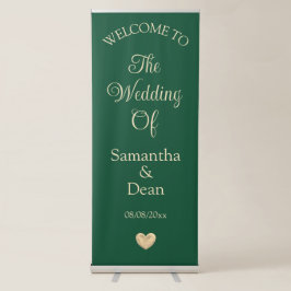 Verticaal Intrekbare Banner bruiloft welkomstbord Roll-up Banner