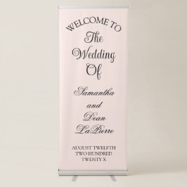 Verticaal Intrekbare Banner bruiloft welkomstbord Roll-up Banner