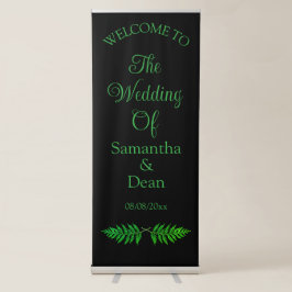 Verticaal Intrekbare Banner bruiloft welkomstbord Roll-up Banner