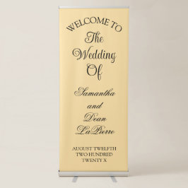Verticaal Intrekbare Banner bruiloft welkomstbord Roll-up Banner