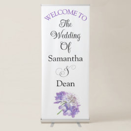 Verticaal Intrekbare Banner bruiloft welkomstbord Roll-up Banner