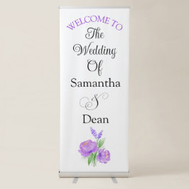 Verticaal Intrekbare Banner bruiloft welkomstbord Roll-up Banner