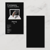 Verticaal IT-Visitekaartje Visitekaartje (Voorkant / Achterkant)