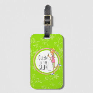 Verticaal-koningin van Green Bagagelabel