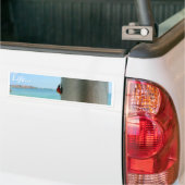 Verticaal Ladybug Bumpersticker (Op Truck)
