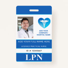 Verticaal lpn, geautoriseerde praktijkverpleegkund badge