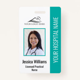 Verticaal LPN-gelicentieerd praktisch zurenfoto-ID Badge