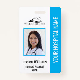 Verticaal LPN-gelicentieerd praktisch zurenfoto-ID Badge