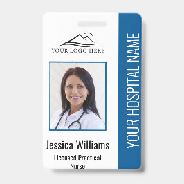 Verticaal LPN-gelicentieerd praktisch zurenfoto-ID Badge