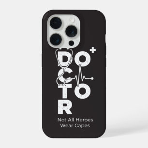 Verticaal Medisch Stethoscoop Ontwerp Dokter iPhone 15 Pro Case