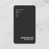 Verticaal minimalistisch Visitekaartje voor 2021 (Voorkant)