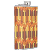 Verticaal moersleutel patroon heupfles (Rechts)