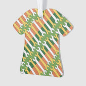 Verticaal moersleutel patroon ornament (voorkant)