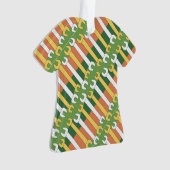 Verticaal moersleutel patroon ornament (voorkant)