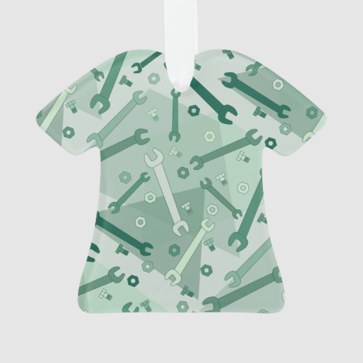 Verticaal moersleutel patroon ornament (achterkant)