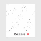 Verticaal ontwerp acht sticker (Vel)