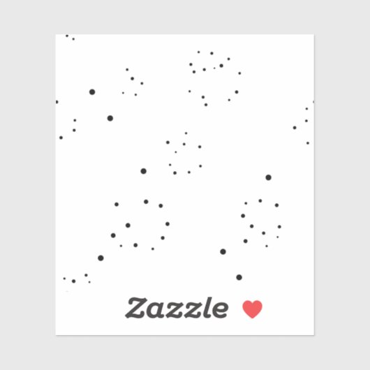 Verticaal ontwerp acht sticker (Vel)