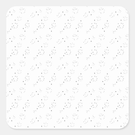 Verticaal ontwerp acht vierkante sticker (Voorkant)