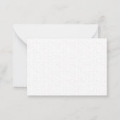 verticaal ontwerp Drieëndertig Notitiekaartje (Achterkant)