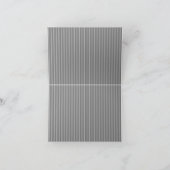 Verticaal ontwerp één bedankkaart (Binnen)