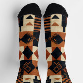 Verticaal ontwerp met African Elements Crew Sokken (Top)
