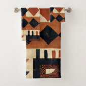 Verticaal ontwerp met Afrikaanse elementen Bad Handdoek (Insitu)