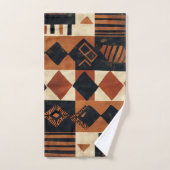 Verticaal ontwerp met Afrikaanse elementen Bad Handdoek (Handdoek)