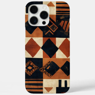 Verticaal ontwerp met Afrikaanse elementen iPhone 16 Pro Max Hoesje
