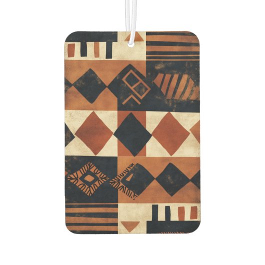 Verticaal ontwerp met Afrikaanse elementen Luchtverfrisser (Achterkant)